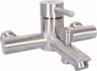 "ARGOTECH" 3505 SOLID Смеситель для ванны,  картридж d35, нержавеющая сталь