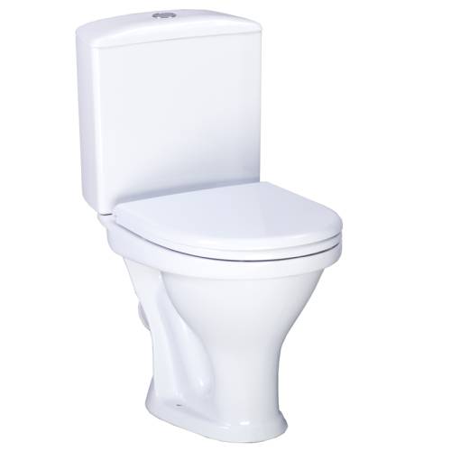 Унитаз-компакт ВЕСТ SANTERI 1.P201.8.S00.00B.F, косой выпуск, нижня ппод. (ЖЦ)