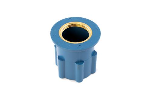 Гайка пластиковая с латунной вставкой для крепления кухонного смесителя