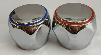 Маховик 8*24 АНЖИ металлич., хpом, (пара), пакет "КиТ"