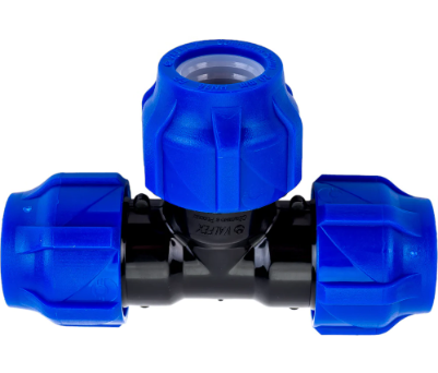 Тройник компресс. PE 32 VF ПНД