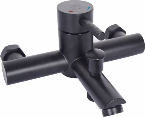 "ARGOTECH" 3505 SOLID black Смеситель для ванны, картридж d35, нержавеющая сталь