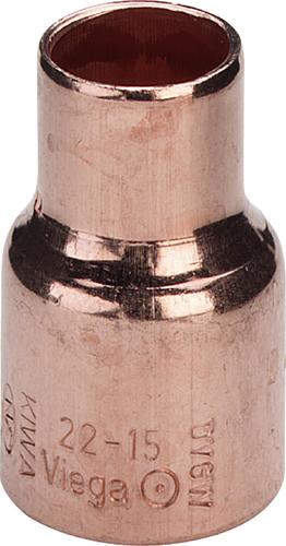 Медь. Муфта переходная 22*18 мм Viega, Sanha  5240, 95240