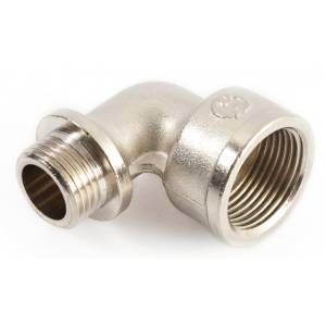 Уголок  1/2" ш х 3/4" г, ник., лат., с огран., GF