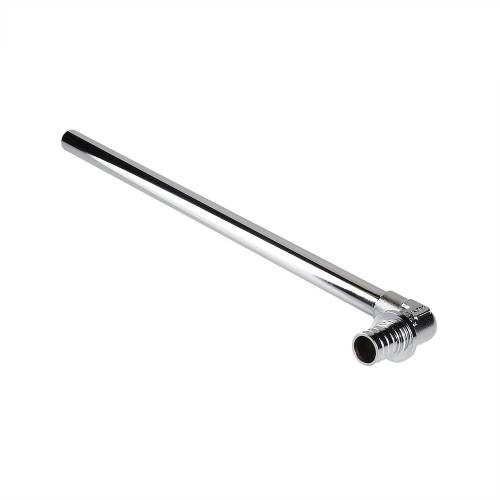 Угольник радиат. 20(2,8)х15 аксиал. с хром. лат. трубкой L 300 мм