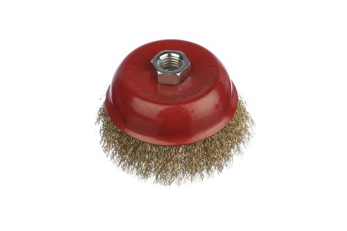 Щетка для УШМ 125 ММ, М14 ЧАШКА мягкая (1/ 45)