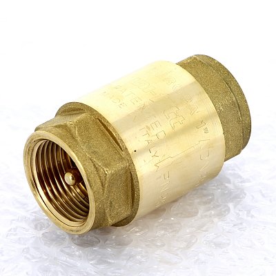 Обратный клапан 1" пружинный с металлич. затвором, EUROPA 