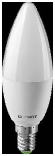 Лампа 82 914 OLL-C37-10-230-2.7K-E14-PROMO 10Вт ОНЛАЙТ 82914