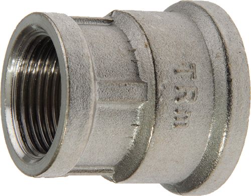 Муфта перех.  3/8" x 1/2" ник. лат. TRm 06077
