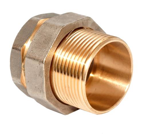 "Американка" сгон прямой разъемный, 1 1/4" г - ш. ник. лат., Aquasfera