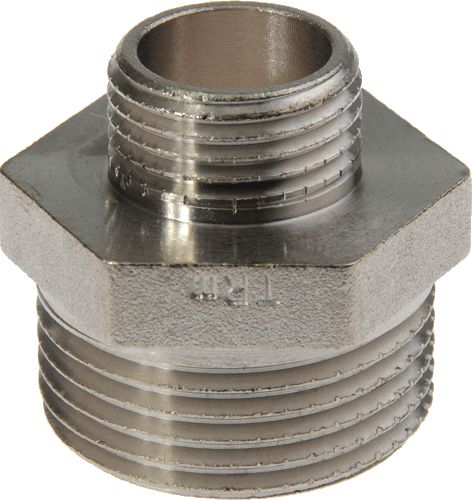 Бочонок перех. 1/2" х 3/8"  никель  лат.,  TRm 06010