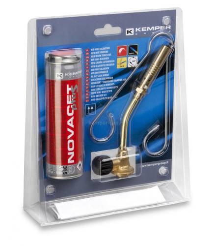 Лампа паяльная газовая  KEMPER  1044 Mini +  баллон Арт.580S Mini NOVACET PLUS 110мл