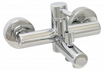 -- "ARGOTECH" 2505L YOTA Смеситель для ванны, однорычажный, d-25 дайвотер штоковый, латунь