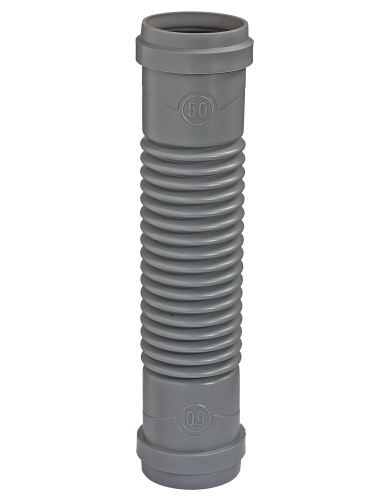 ОТВОД  ОКГ-50 канализационный гибкий гофрир. ПВХ