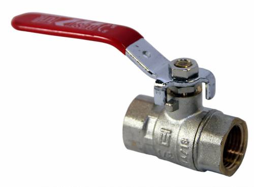 -- Кран шар. 1 1/4" г-г  рычаг, лат. ник. Best, CK, UTEC, SENA, Everlast (ЖЦ)