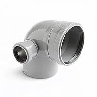 ОТВОД  110 - 50 мм - 87 град., левый, ПВХ