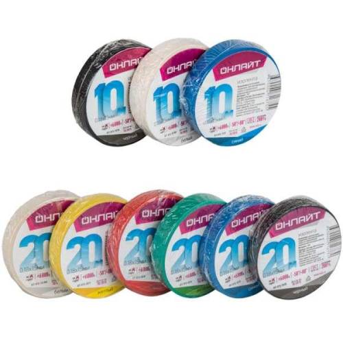 Изолента OIT-B15-20/G зеленая ПВХ 15мм (рул.20м) Онлайт 71680