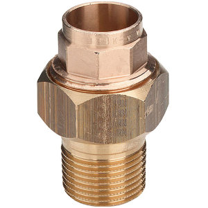 Медь. Сгон - пайка 18 * 1/2 нр прокладка Sanha, Viega (ЖЦ)