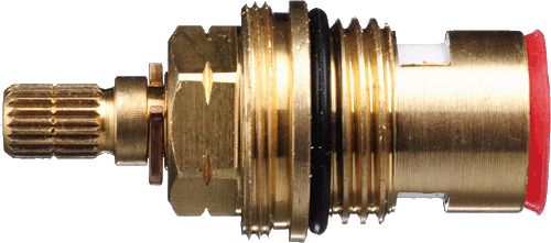 Кран-букса 1/2" керамика, 7,5 х 15 шлиц., 180° под крест,  06612 (арт. 03)