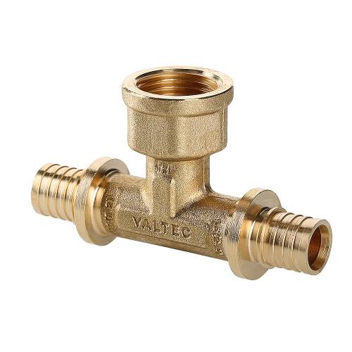 Тройник надвижной 20(2,8) х 3/4" ВН х 20(2,8) VALTEC