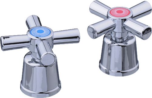 Маховик крест 7*7 короткий под квадрат Сити пластик (пара) 20267