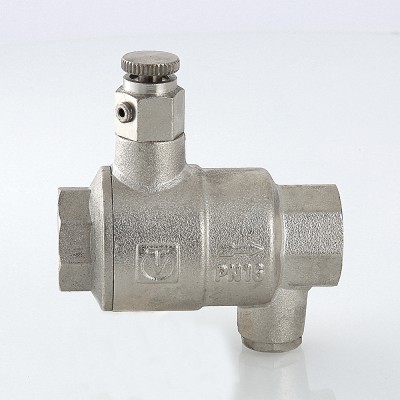 Обратный клапан VALTEC с дренажем и воздухоотводчиком  1/2