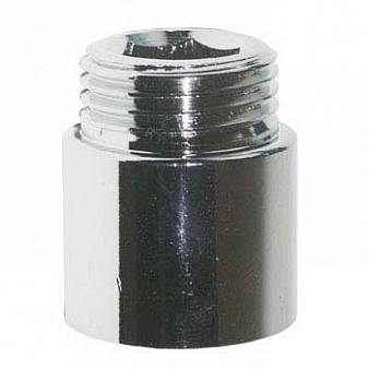 Удлинительная гайка 3/4" 25 мм, хром латунь GF