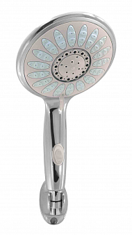 Лейка душевая LARA  5 позиций, пластик, хром, "ARGO"