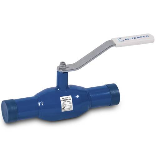Кран стальной, сварной шар. DN100/ 80 PN25,300мм Temper серия 282 