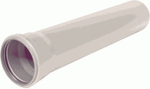 ТРУБА    110* 3.4 - 2.0 м, ПВХ Комфорт Плюс СИНИКОН (белая)