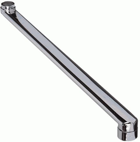 Излив плоский для ванны, L-образный, 40 см, MELODIA MKP20718P