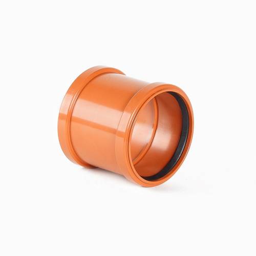 МУФТА наруж. 160 двухраструб. ПВХ ХЕМКОР