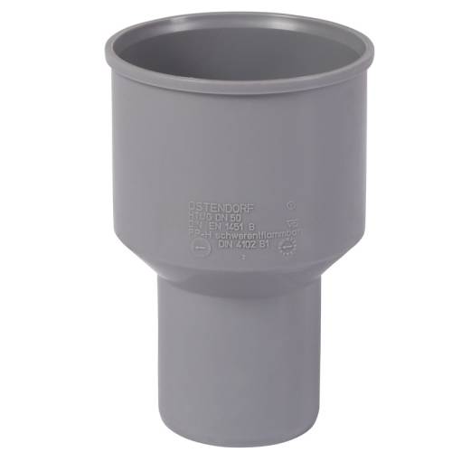 ПЕРЕХОД 50 мм д/чуг. труб без сальников GA-Set Ostendorf ПВХ