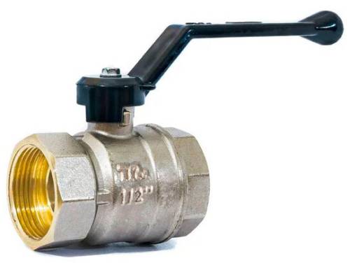 Кран шар. 1/2" г-г  рычаг, лат. ник.  TeRma NEOS 32011