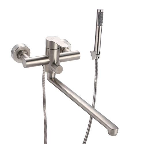 Смеситель для ванны с душем РМС SUS124-006EP Нержавеющая сталь