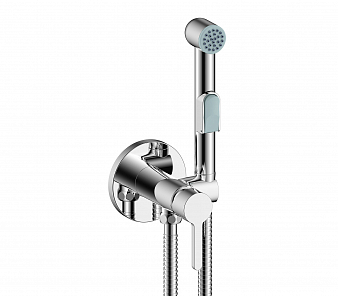 ARGO 2507/1L LEDA Смеситель для биде встраиваемый с гигиеническим душем, хром