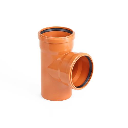 ТРОЙНИК  наруж.  110 - 110 мм - 87 град., ПВХ ХЕМКОР