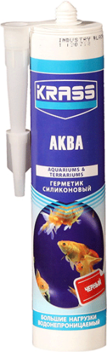 Krass Аква герметик для аквариумов водонепроницаемый (300  мл)  бесцветный
