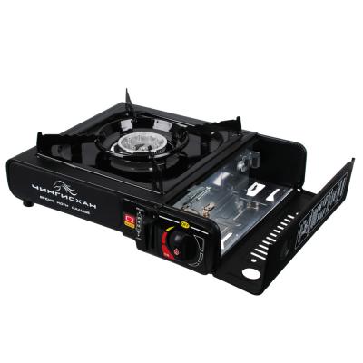 Плитка газовая к баллону с цанговым захватом 34х26х9см ЧИНГИСХАН