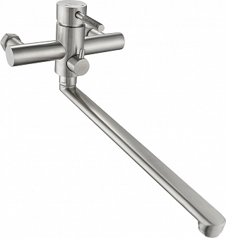 ARGO 35L35/D SOLID Смеситель для ванны и умывальника, картридж d35, излив L-образный 320 мм