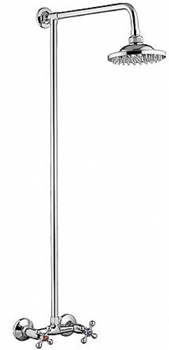 LEDEME L2408 Душевая система с тропическим душем, керамика, силумин