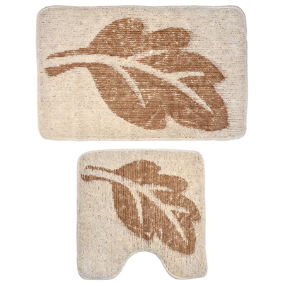 VETTA Набор ковриков 2шт для ванной и туалета, акрил, 50x80см + 50x50см, эконом 1