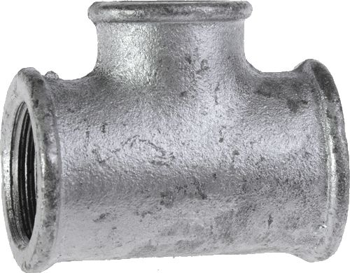 Тройник чугунный Ду 15 оцинкованный FITTEX (ЖЦ)
