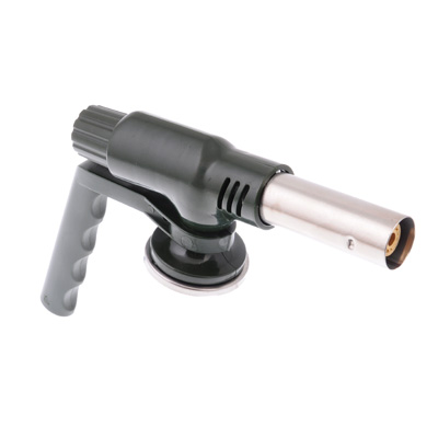Газовая горелка с пьезо с рукоятью, цанг. захват, шир. сопло, 23х16х5,5 см ЧИНГИСХАН