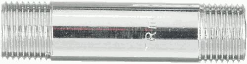 Бочонок удлин.  1/2"  50 (80)  мм никель латунь TRm 06173