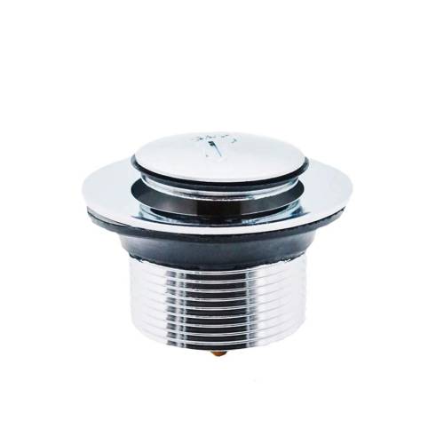 Донный клапан DC-D (металл) «клик-клак» для сифона душевой кабины с высок