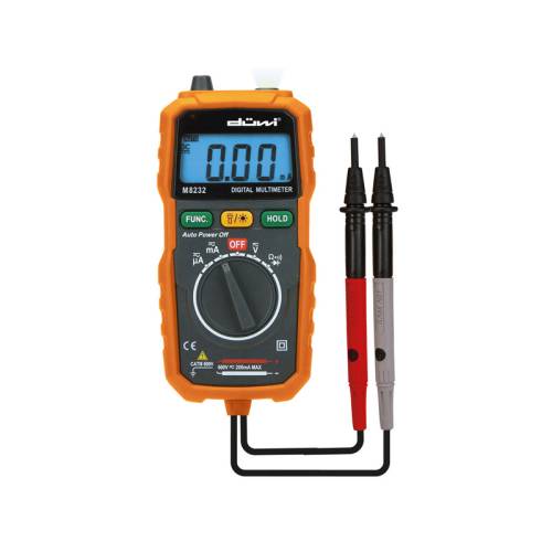 Мультиметр цифровой со светодиодным фонариком M8232 PROFI, duwi 